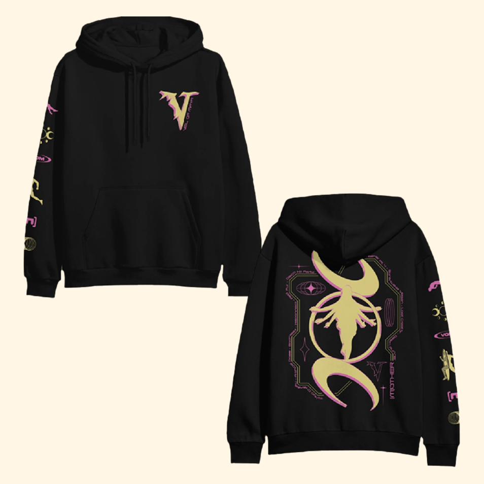 3d Shapes Black Hoodie Veil Of Maya Merch Father's Day Birthday Gifts For Grandpa BFF Gifts