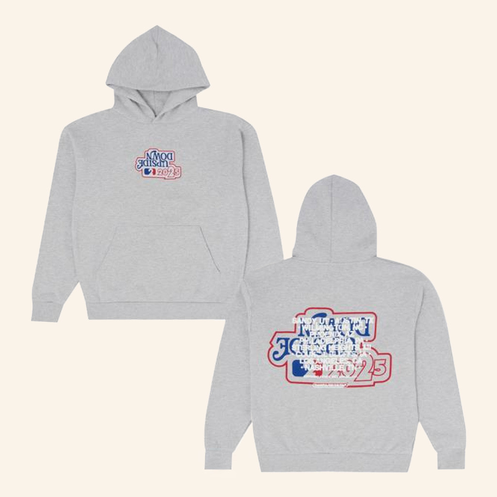 4 The Homies Merch Upside Down Tour Hoodie Grey Gift Ideas For Husband