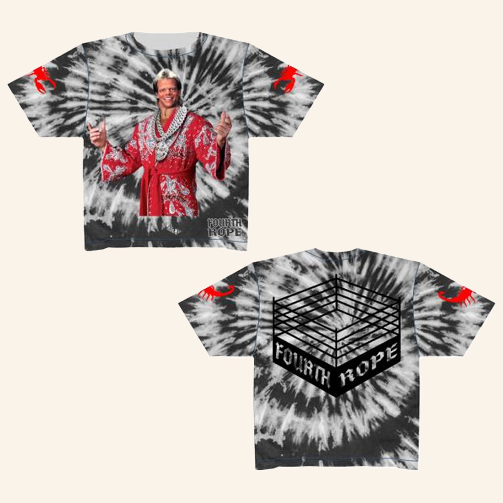 4Th Rope Merch Grey Tie Dye Super Luger T-Shirt Birthday Present For Husband