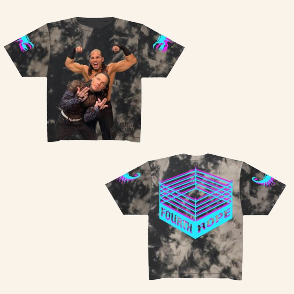 4Th Rope Merch The Hardy's TNA Fourth Rope T-Shirt Gift Ideas For Him