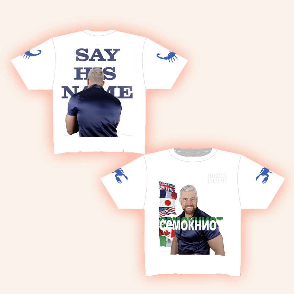 4Th Rope Merch White Joe Hendry TNA Fourth Rope T-Shirt Gift Ideas For Dudes