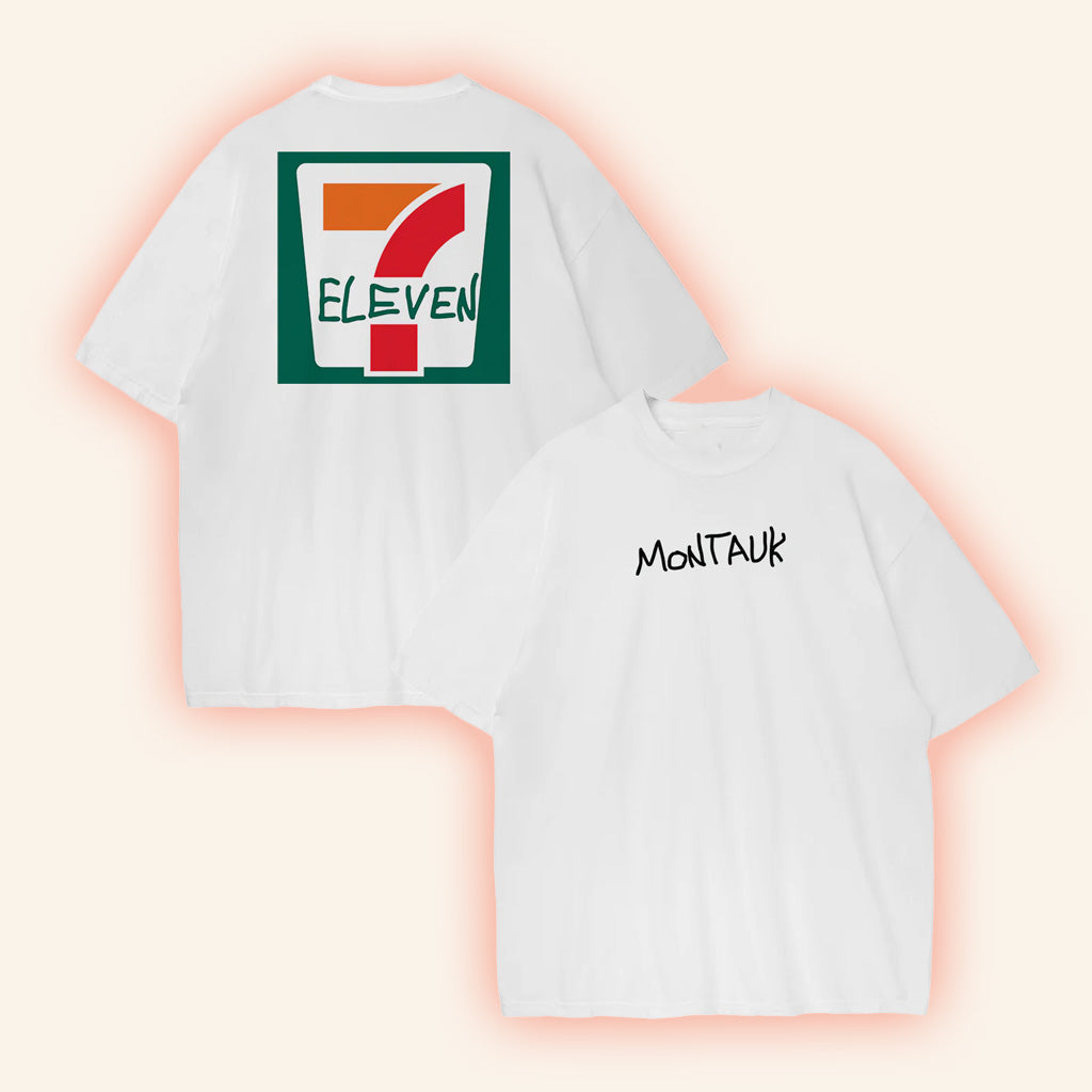7Collection Merch Montauk 7 Eleven Box Logo Shirt Gifts For Friends