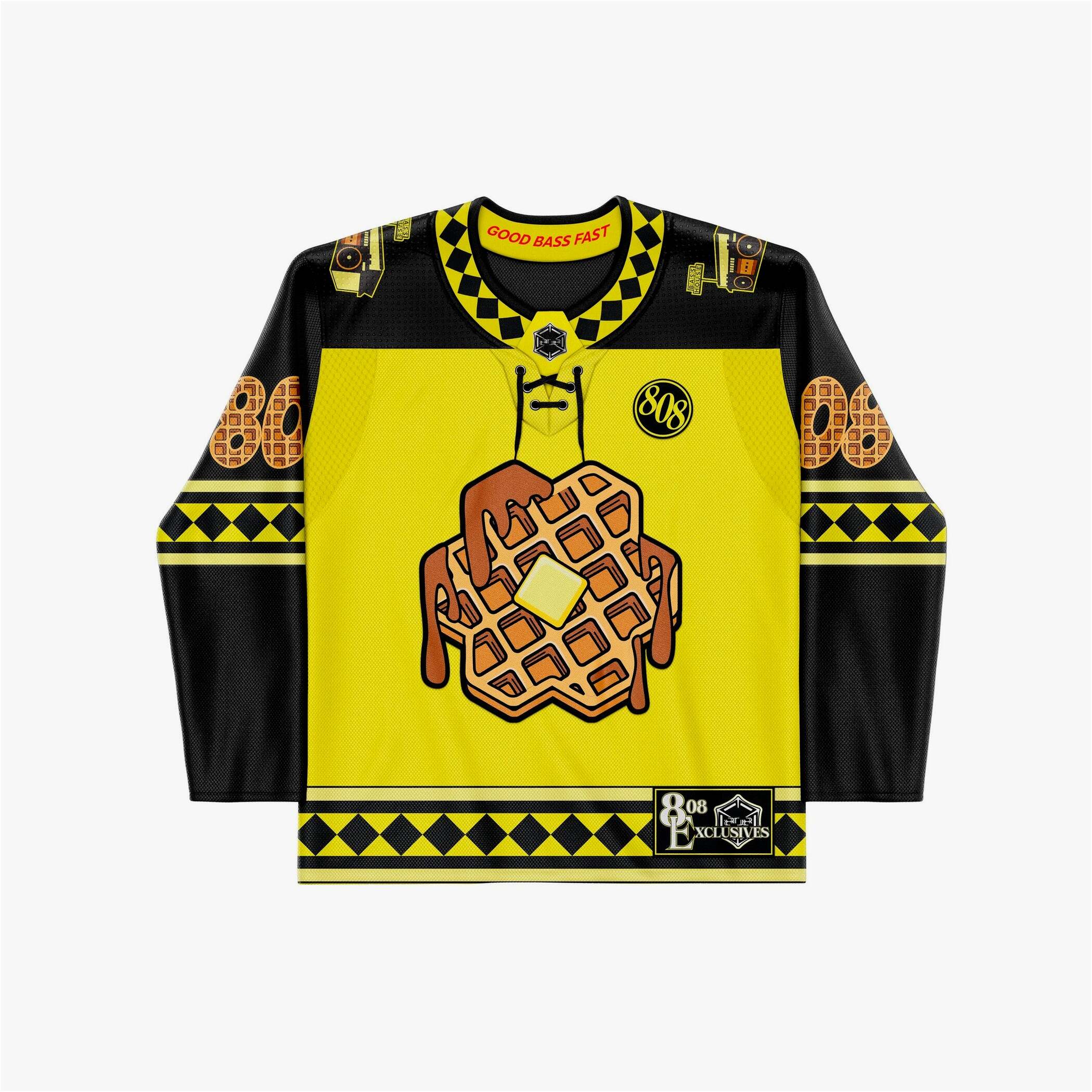 808 Bass House Hockey Jersey Trippy Jersey Music Lovers Gift Ideas For Best Friends