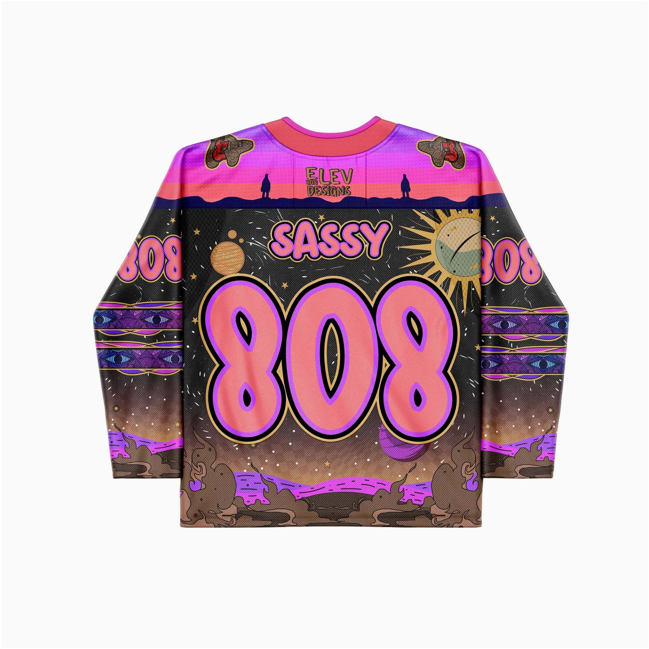 808 Sassy The Sasquatch Hockey Jersey Trippy Jersey Best Gifts For Him Gifts For Friends