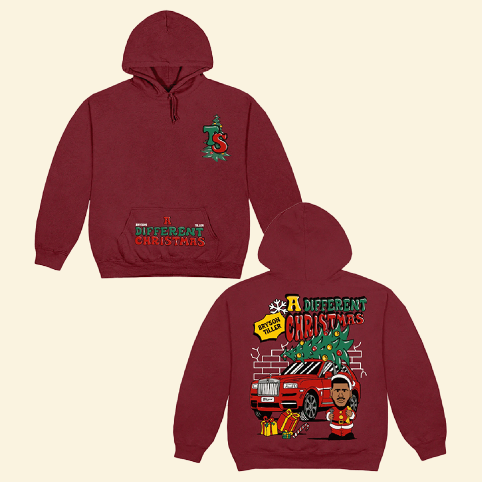 A Different Christmas Hoodie Bryson Tiller Merch Father's Day Birthday Gifts BFF Gifts Ideas