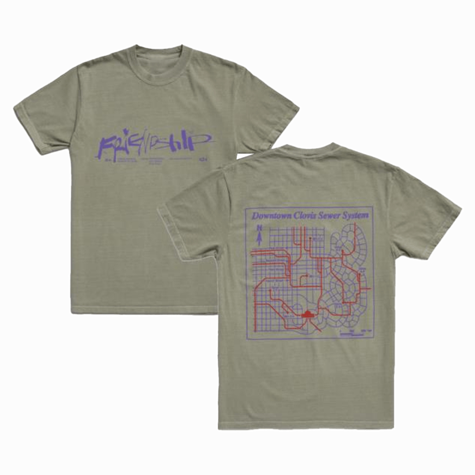 A24films Merch Friendship Sewer System Map T-Shirt Useful Gifts For Dad Gifts For Best Friend
