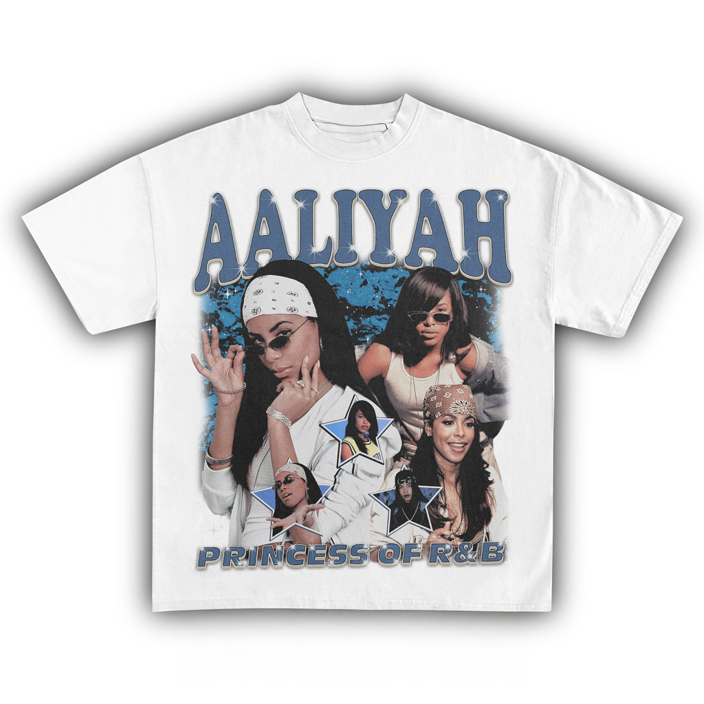 Aaliyah Vintage T-Shirt Princess Of RB Shirt Gifts For Music Fans