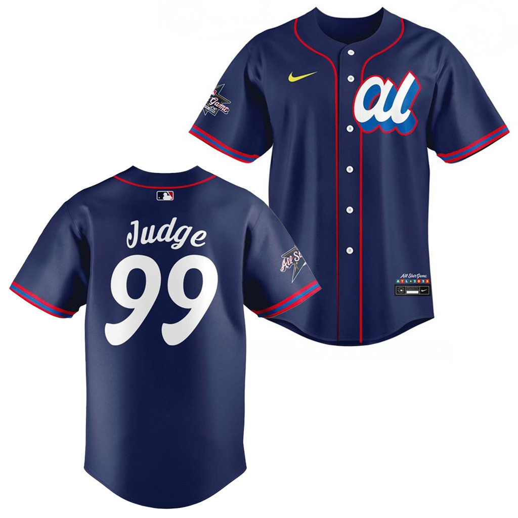 Aaron Judge New York Yankees 2025 MLB All Star Game Baseball Jersey Yankees Merch Fans Gifts