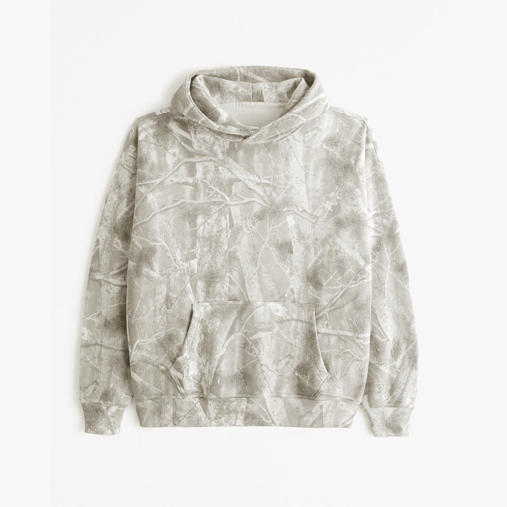 Abercrombie Camo Hoodie Abercrombie White Tree Camo Hoodie Trendy Streetwear Merch