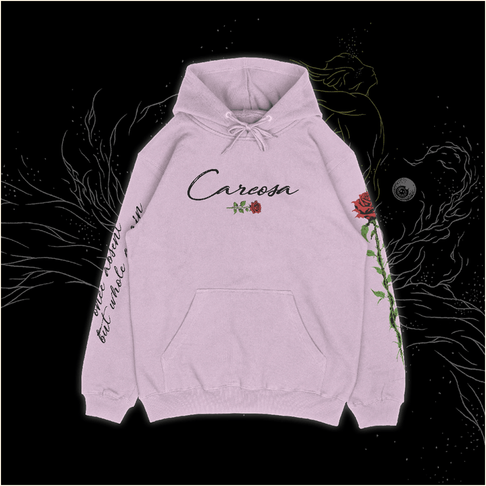 Absent Rose Pink Hoodie Carcosabc Merch Birthday Gifts For Besties Christmas Presents