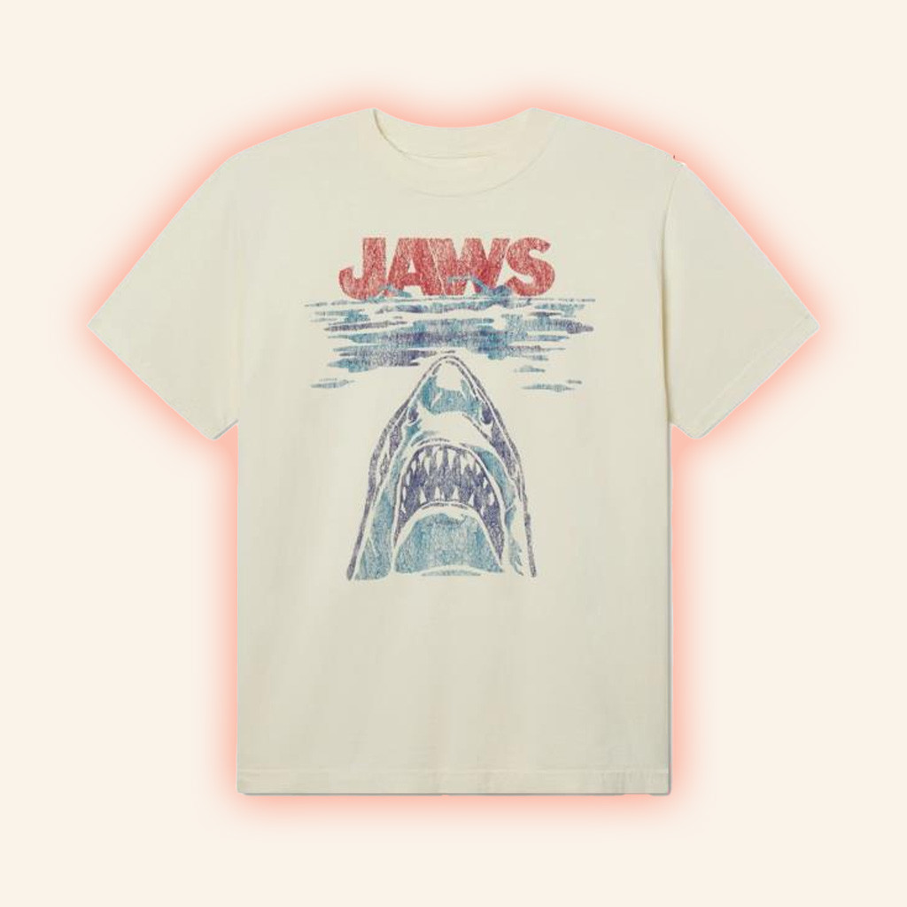 Academy Museum Merch Jaws Poster T-Shirt Gifts For Movie Fans