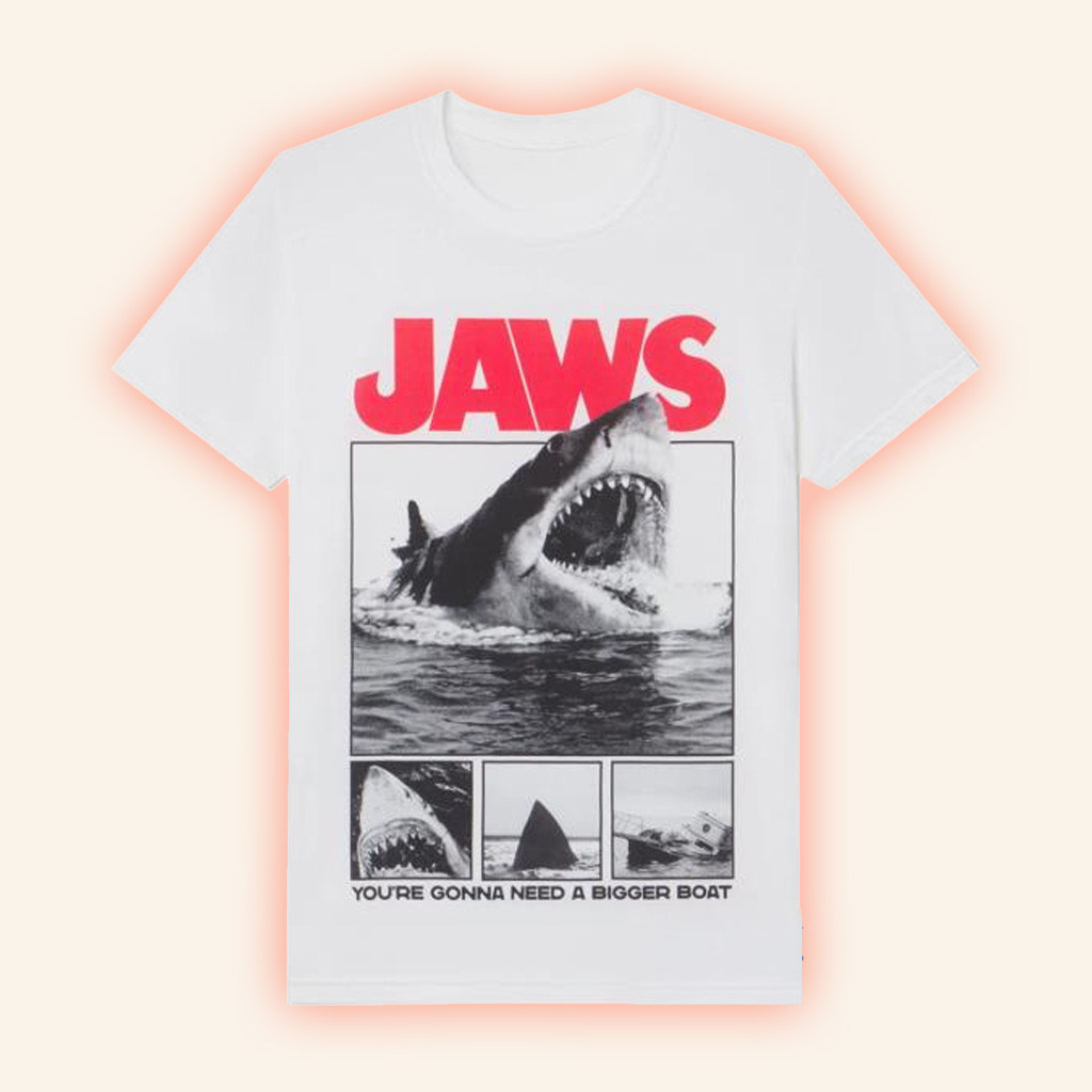 Academy Museum Merch Jaws Stills T-Shirt Gifts For Movie Lovers