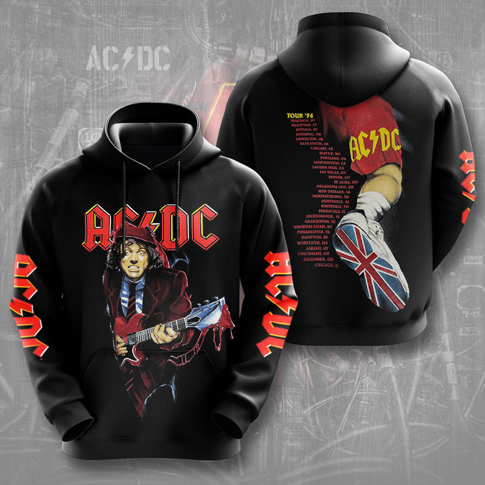 ACDC Pwr Up Tour 2025 Hoodie Music Gift Ideas For Guys