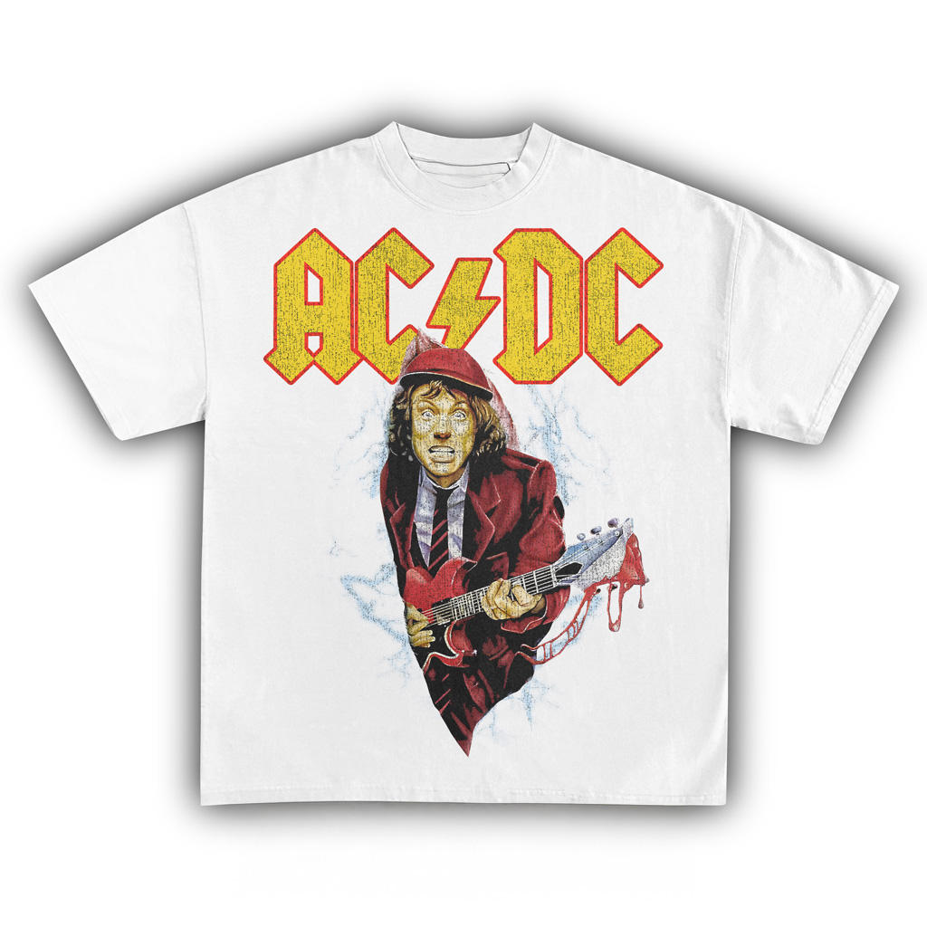 ACDC Vintage T-Shirt ACDC Merch Christmas Presents For Music Lovers