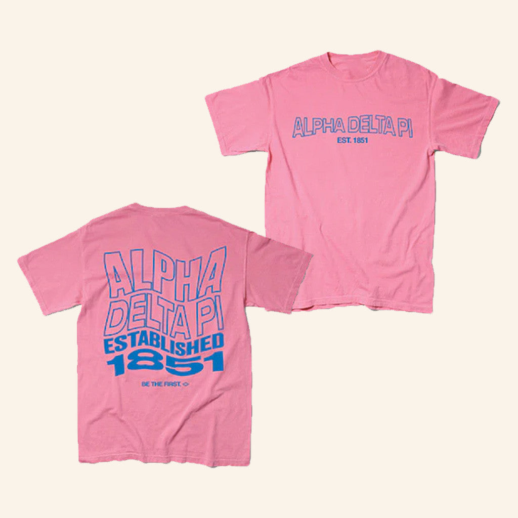 ADPI Merch Alpha Delta Pi Pink Lemonade T-Shirt Present For Her