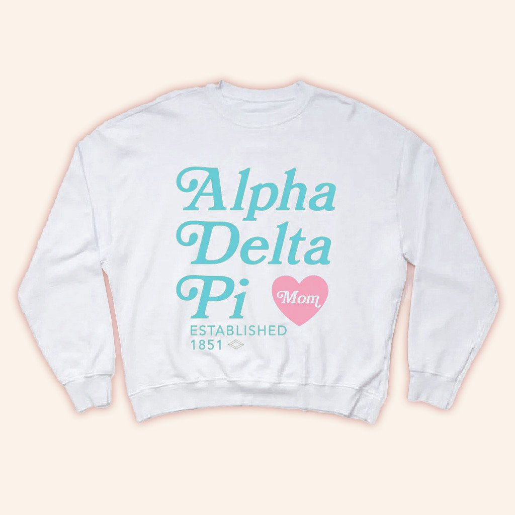 ADPI Merch Alpha Delta Pi Sweatshirt Birthday Gifts For Boyfriend