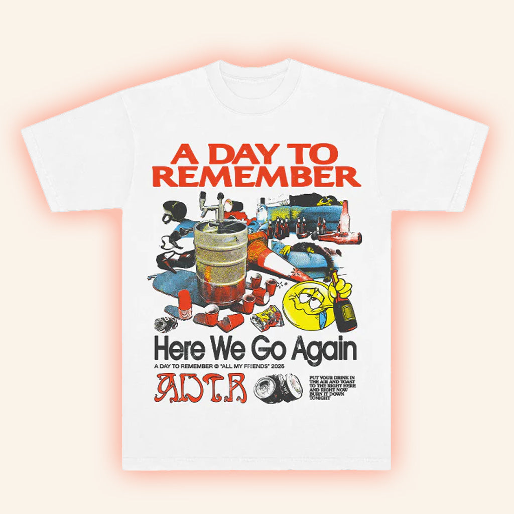 ADTR Merch Here We Go Again T-Shirt Gifts