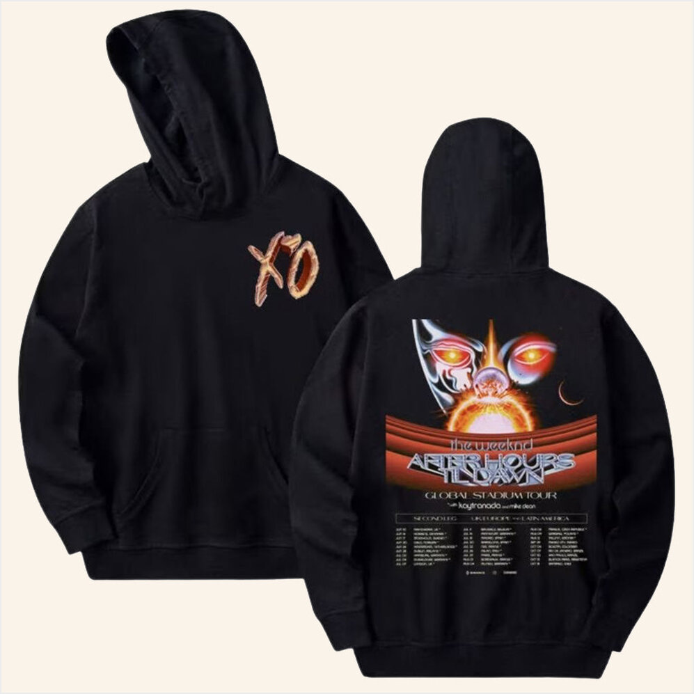 After Hours Til Dawn XO Hoodie The Weeknd Merch Birthday Gifts For Husband BFF Gifts