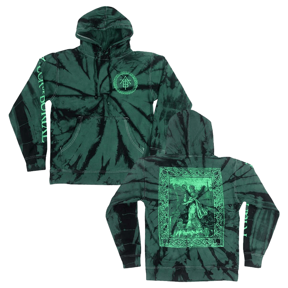 After The Burial Merch St Patrick Black Forest Spider Tie Dye Hoodie Gift Ideas For Son