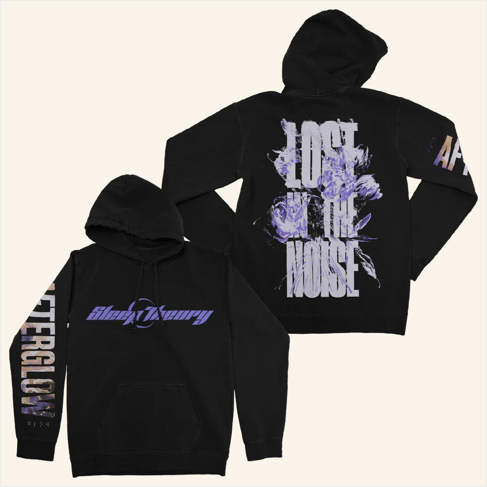 Afterglow Lost In The Noise Hoodie Sleep Theory Merch Black Birthday Gifts For Friends