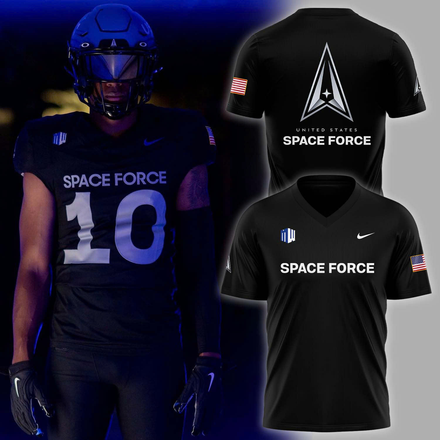 Air Force Football Space Force Jersey Best Gifts For Football Fans