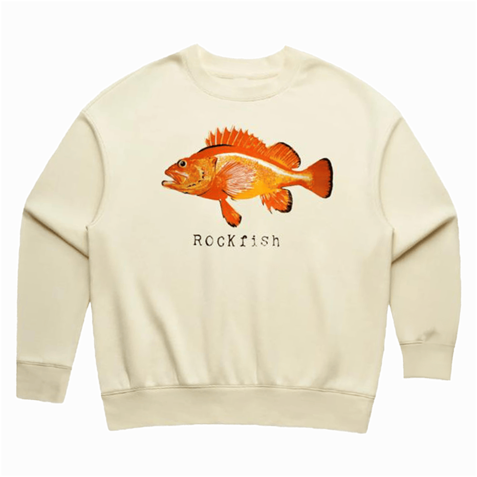 Ak Salmon Sisters Merch Womens Rockfish Crewneck Sweatshirt Gifts For Friends Gifts For Brother