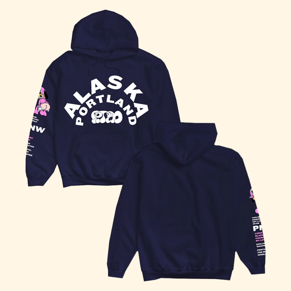 Alaska Portland PNW Hoodie PTM Mercado Merch Gift Ideas For Son Best Friend Birthday Gifts