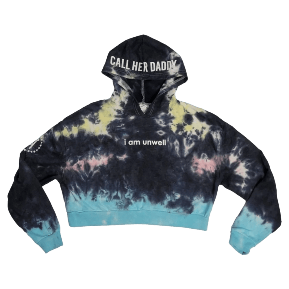 Alex Cooper Unwell Merch I Am Unwell Tie Dye Hoodie Call Her Daddy Merch Wife Gifts