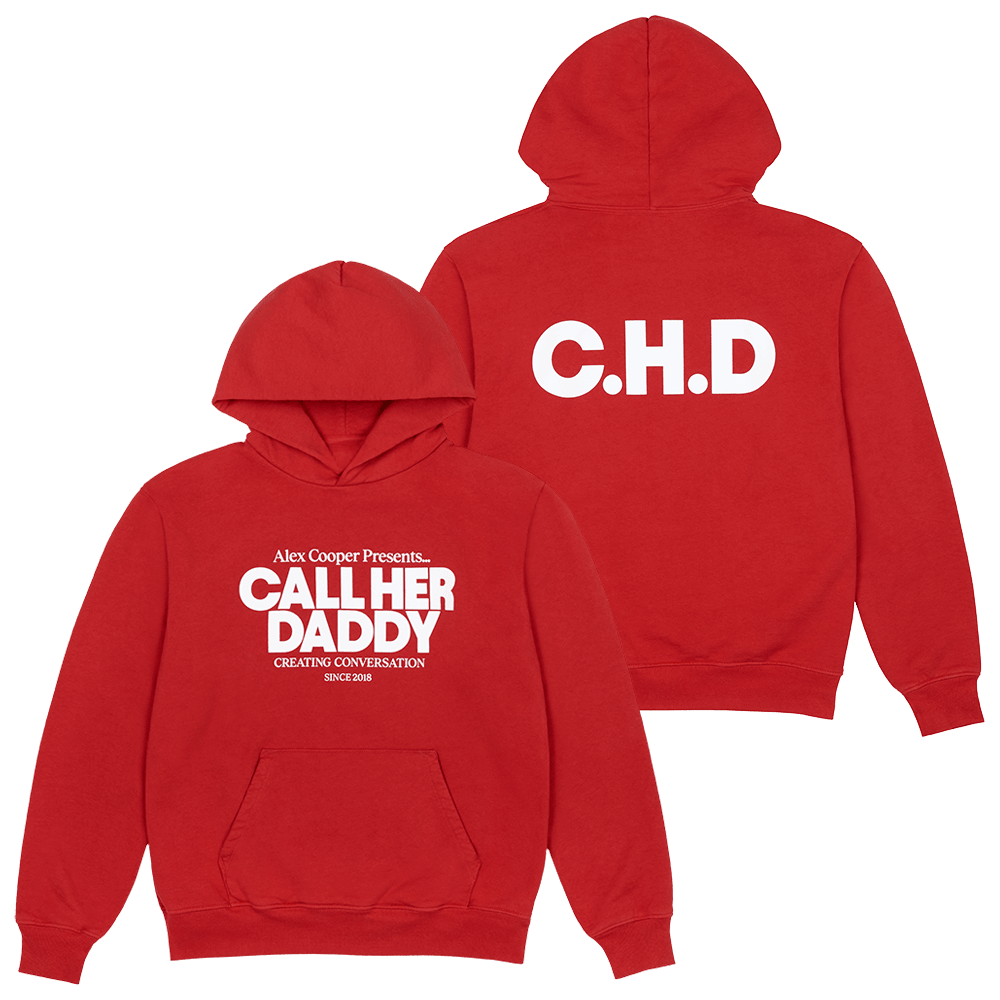 Alex Cooper Unwell Merch Red CHD Hoodie Call Her Daddy Merch Good Gifts For Daughter
