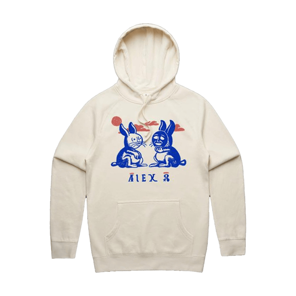 Alex G Merch Rabbit Ecru Hoodie Unique Gifts For Music Lovers