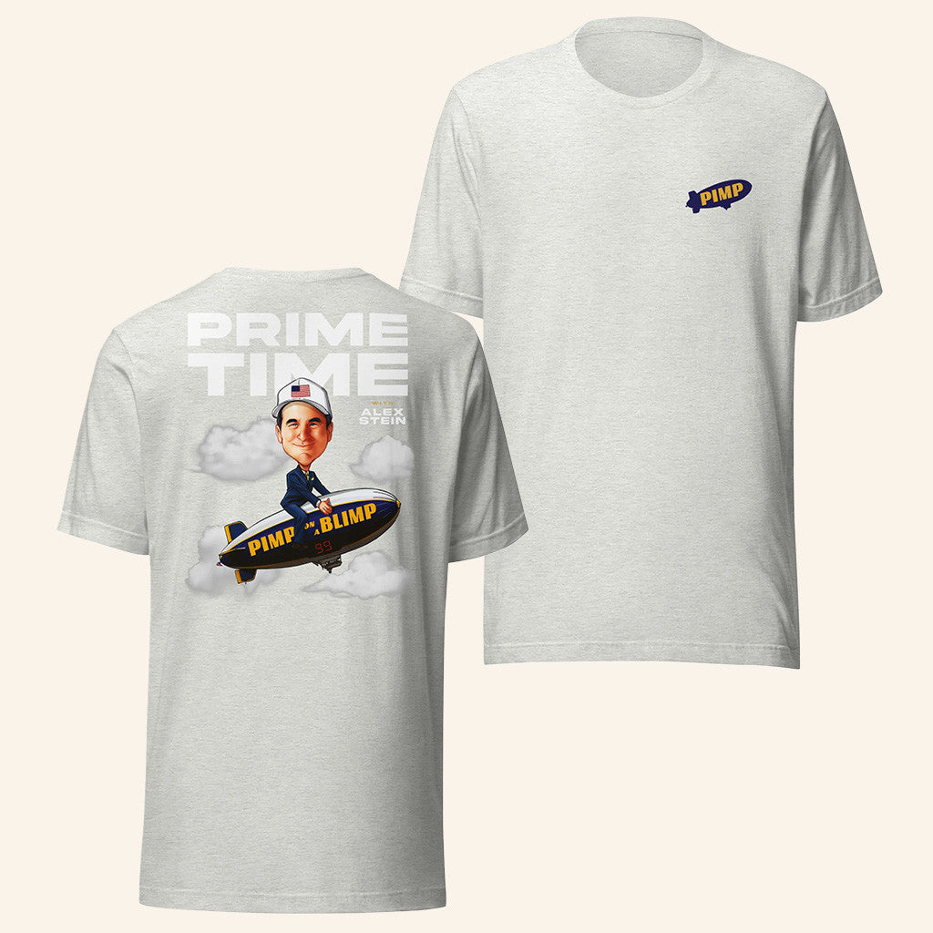 Alex Stein Merch Pimp On A Blimp Shirt Ash Gifts For Best Friends