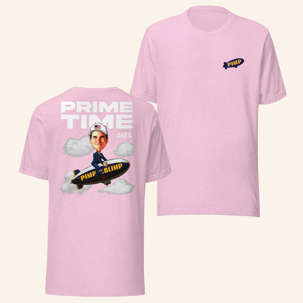 Alex Stein Merch Pimp On A Blimp Shirt Light Pink Gifts For Her