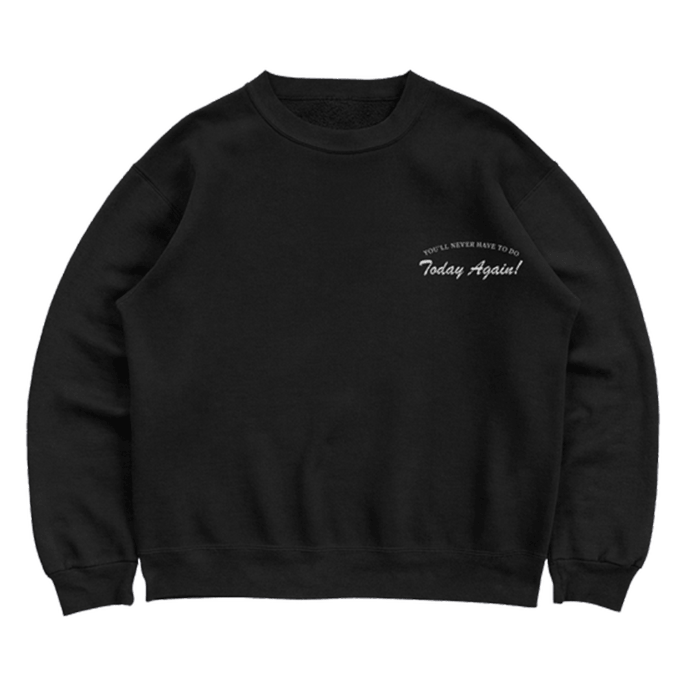 Alex Warren Merch Sweatshirt Today Again Crewneck Music Lovers Gifts For Fan