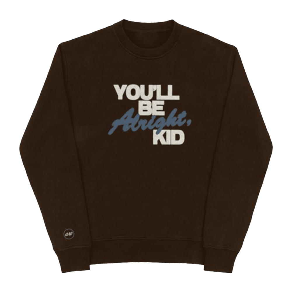 Alex Warren Merch You'll Be Alright Kid Initials Crewneck Sweatshirt Gifts For Music Fans