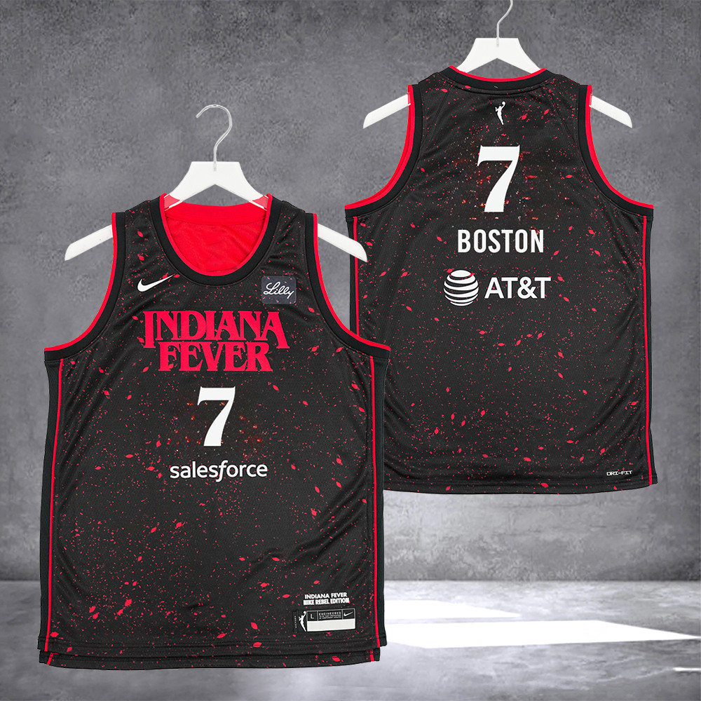 Aliyah Boston 7 Indiana Fever Stranger Things Swingman Jersey Gifts For Basketball Enthusiast