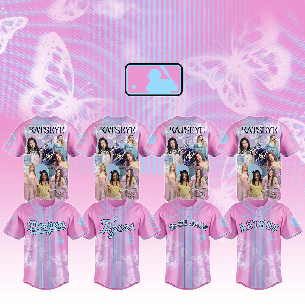 All Team MLB X Katseye 2025 Jersey MLB Merch Gift Ideas For Baseball Fans