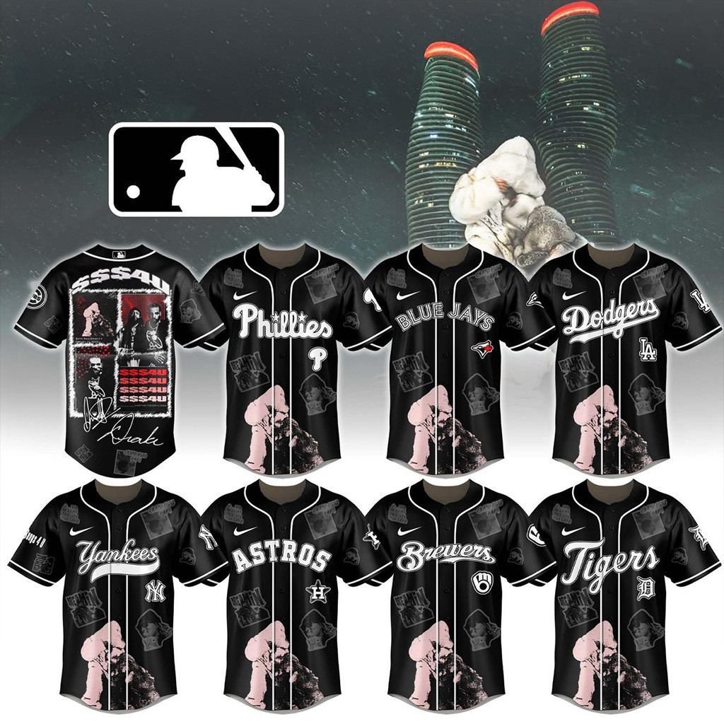 All Team MLB X Partynextdoor Drake 4U 2025 Jersey MLB Merch Cool Baseball Gifts
