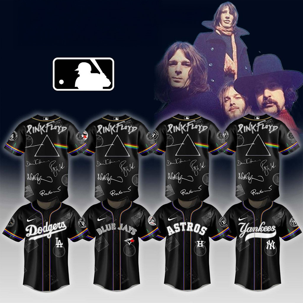 All Team MLB X Pink Floyd 2025 Jersey MLB Merch Baseball Enthusiast Gifts