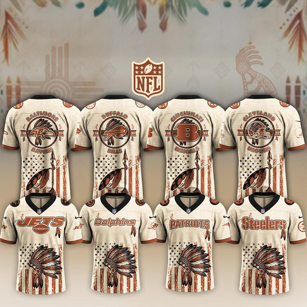 All Team NFL X Native American Heritage Month 2025 Jersey NFL Merch Gifts For Football Fan