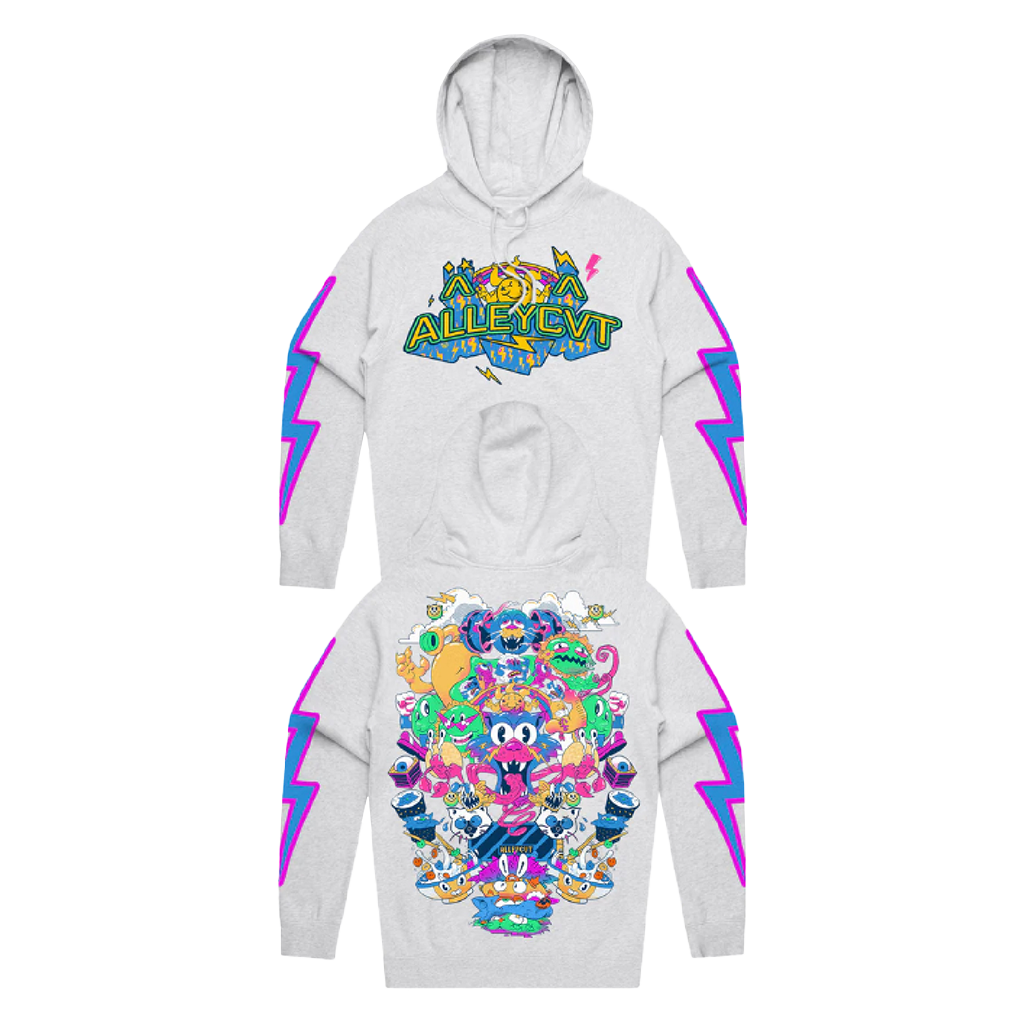 Alleycvt Psycvtdelic Ash Grey Midweight Hoodie Kt8 Merch Gifts For My Boyfriend