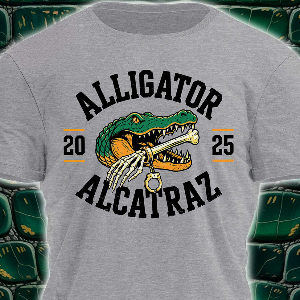 Alligator Alcatraz Shirt Florida Everglades Est 2025 Funny Graphic T-Shirt Him Gifts