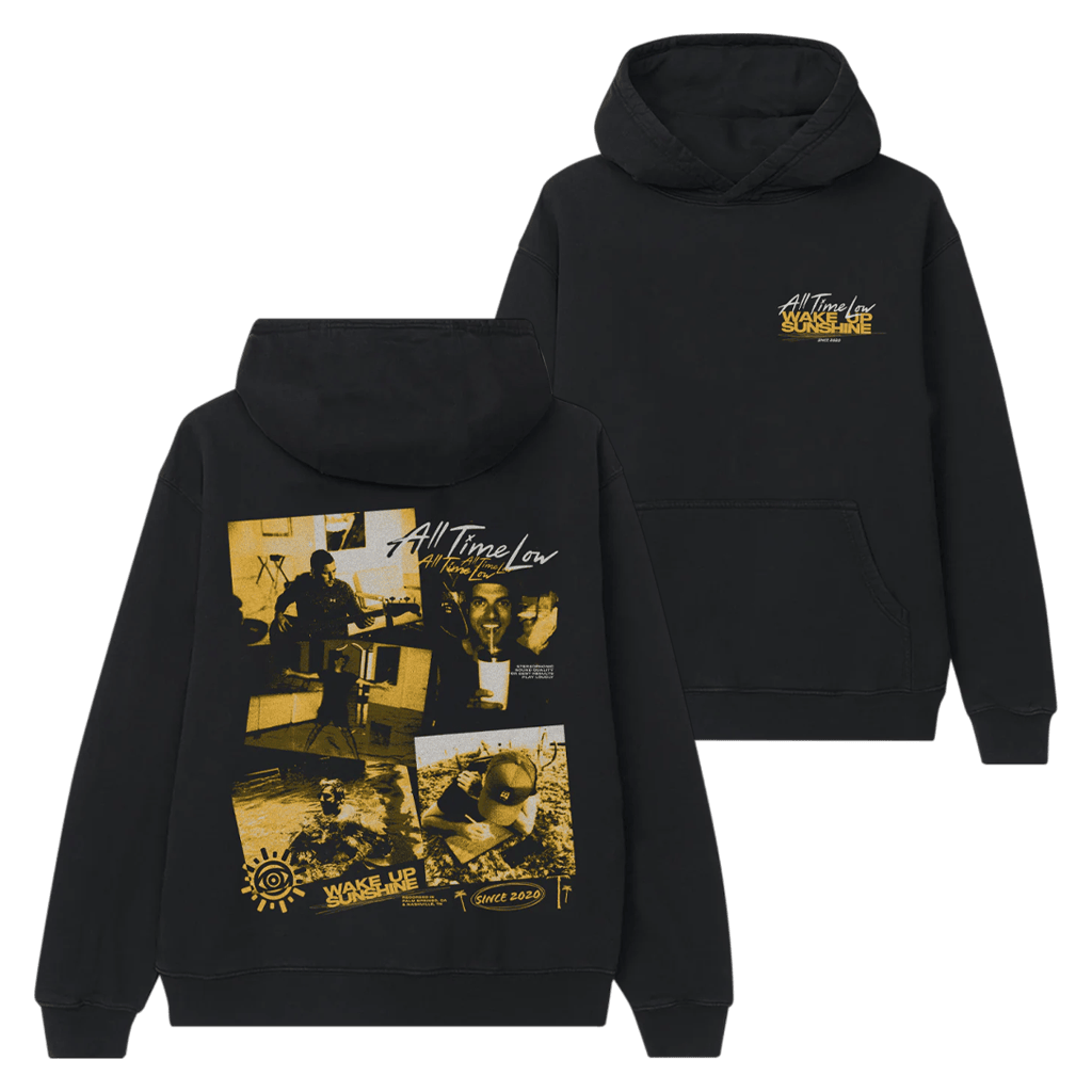 Alltimelow Merch Wake Up Sunshine Collage Hoodie Gift Ideas For Music Lovers