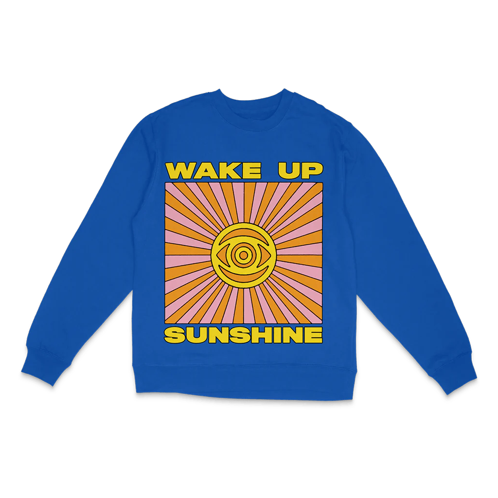 Alltimelowstore Merch Wake Up Sunshine Rays Crewneck Sweatshirt Gifts For Music Fans