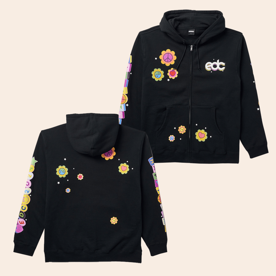 andise EDC Happy Times Zip Up Hoodie EDC Merch Birthday Gifts For Music Fans Country Boy Gift