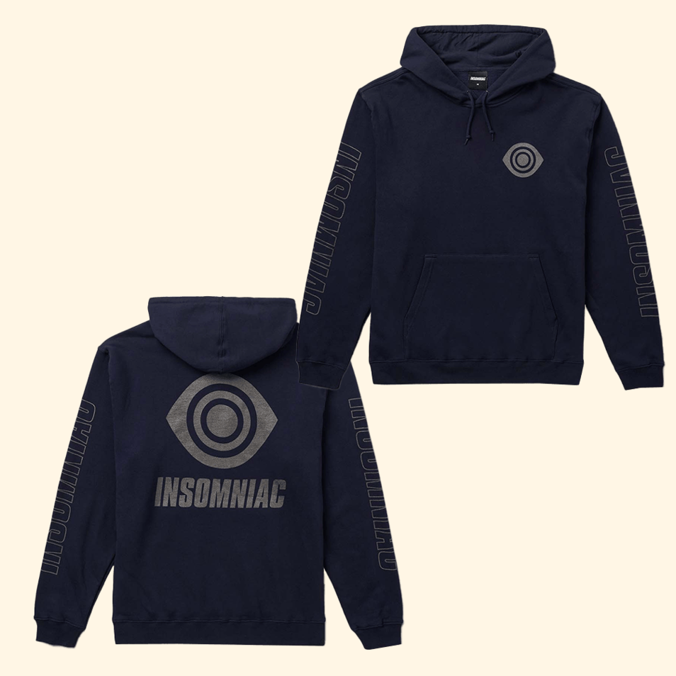 andise EDC Insomniac Eye Reflective Hoodie EDC Merch Gifts For Music Fans Best Friend Gifts