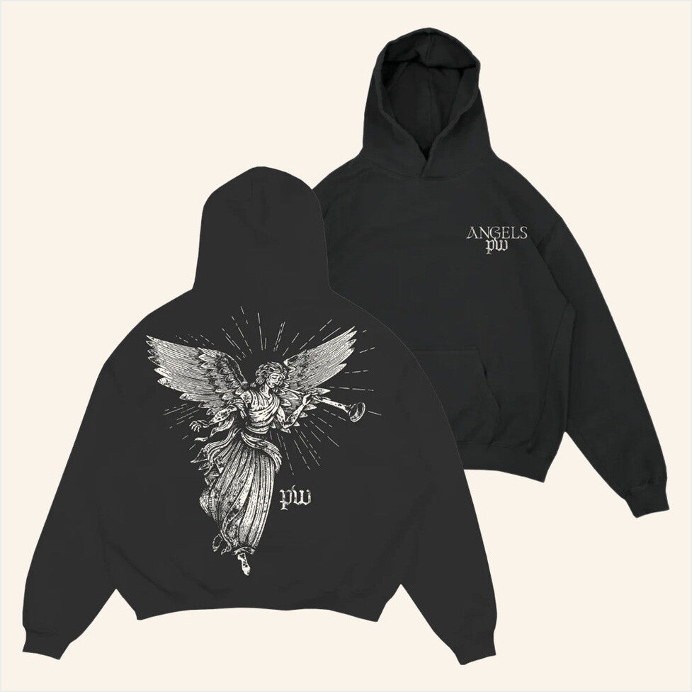 Angels Hoodie Phil Wickham Merch Black Best Birthday Gifts For Best Friend Christmas Presents