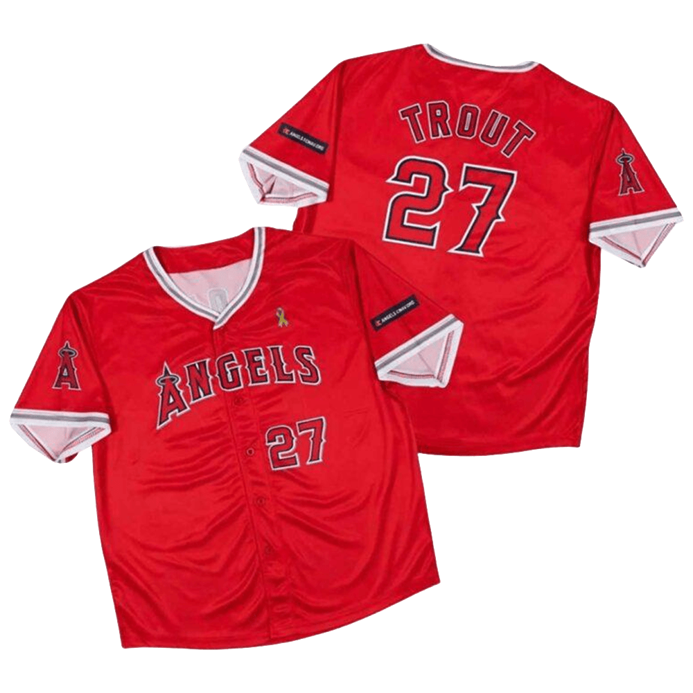 Angels Mike Trout Jersey Los Angeles Angels Merch Presents For Baseball Fans