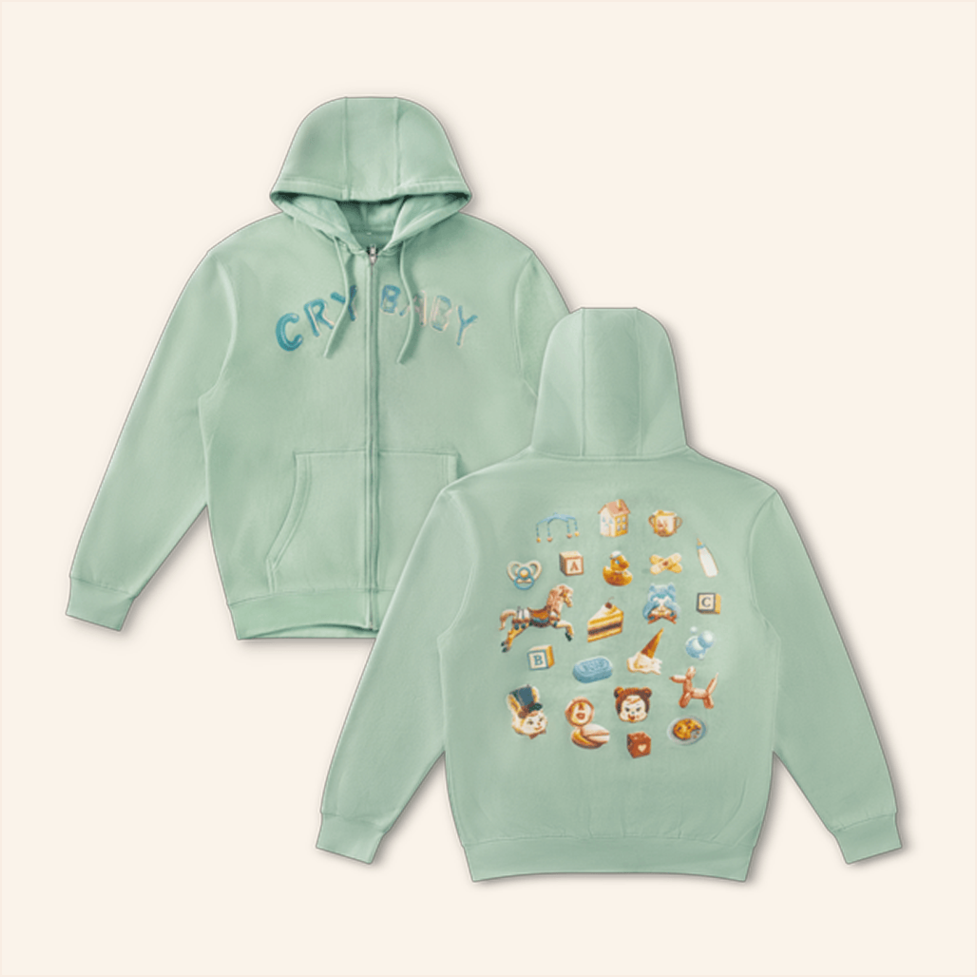 Anniversary Collage Zip Up Hoodie Melanie Martinez Merch Birthday Gifts For Besties