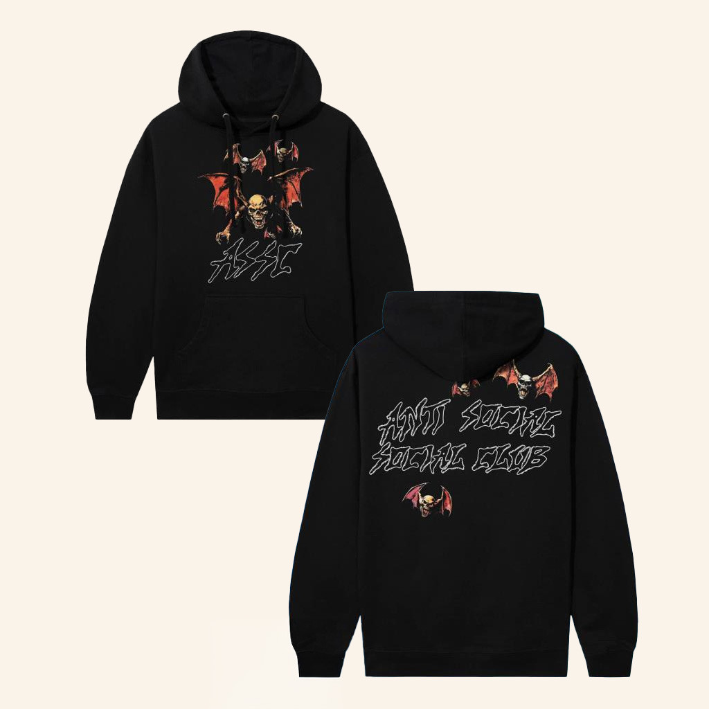 Anti Social Social Club Merch Assc Get Metal Hoodie Gifts For Dudes
