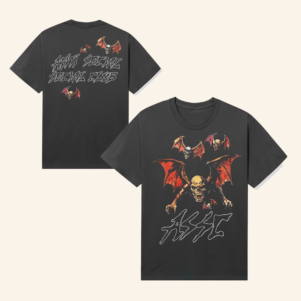 Anti Social Social Club Merch ASSC Get Metal T-Shirt Gifts Ideas For Boyfriend
